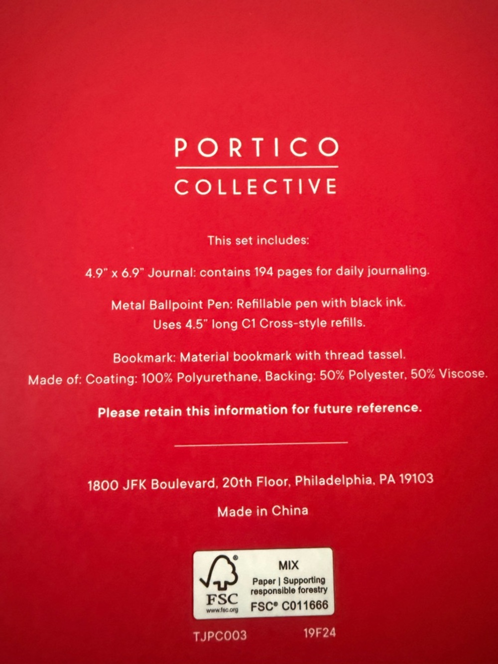 Portico Collection Flamingo Daily Journal Set in Teal & Pink-New In Box!! - Picture 2 of 4